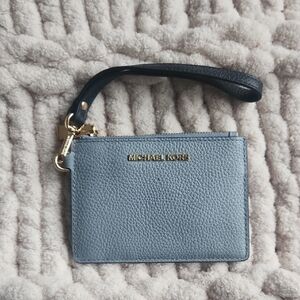 Michael Kors Slate Blue Wristlet